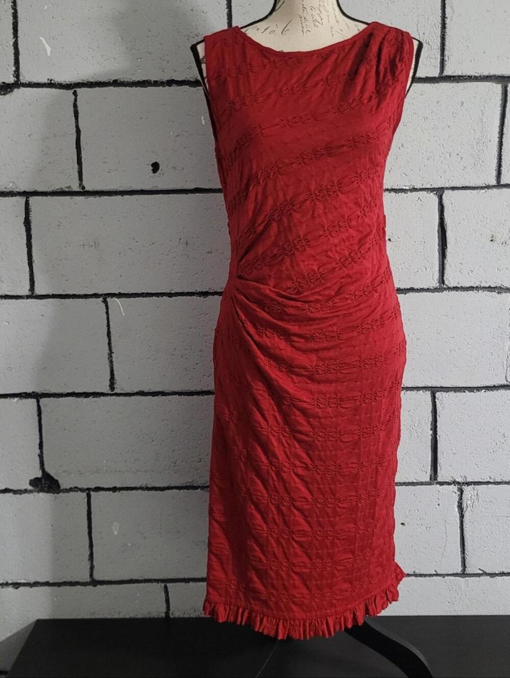 BUNDLE SALE!  MAX STUDIO  Red Sleeveless Bandage Dress Sz S